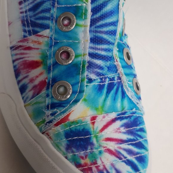 Blowfish Malibu Women Tie Dye Flat Slip On Shoe Sz 7.5 - Picture 8 of 10